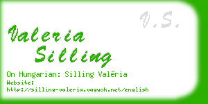 valeria silling business card